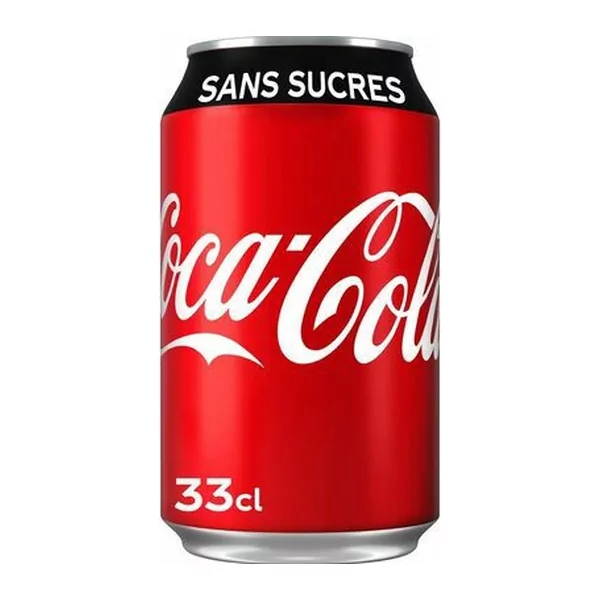 Coca-Cola Zéro sans sucres, canette 33 cl